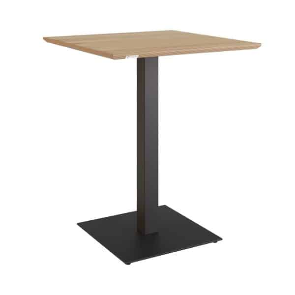 Tisch Tetra 60 x 60 schwarz / natürliche Eiche