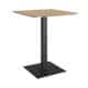 Tisch Tetra 60 x 60 schwarz / natürliche Eiche
