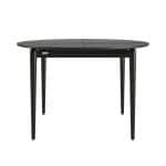 Ausziehbarer Tisch Eclipse d-120+40 schwarz
