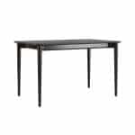 Klappbarer Tisch Silva 130+40 x 80 schwarz