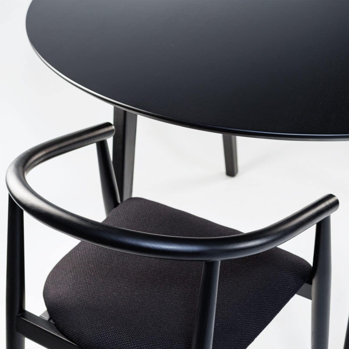 Runder Tisch Floki 120 cm, schwarz – Bild 10