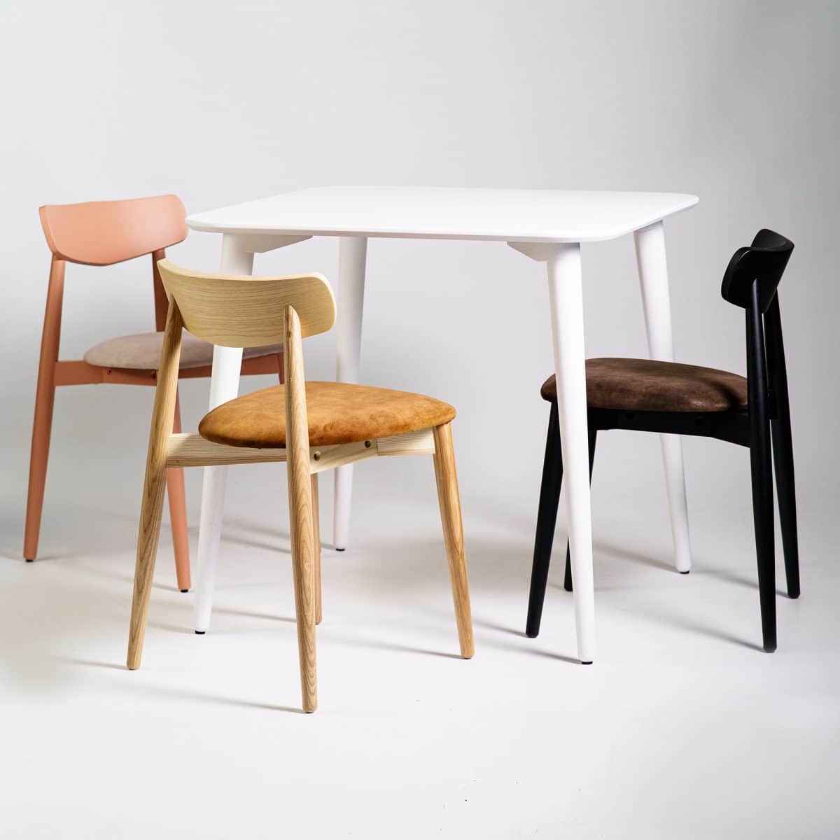 Tisch DAN 80 x 80, weiß – Bild 13