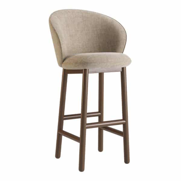 Barhocker Stitch Dunkelnuss / Vouge 02