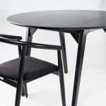 Runder Tisch Floki 120 cm, schwarz – Bild 11