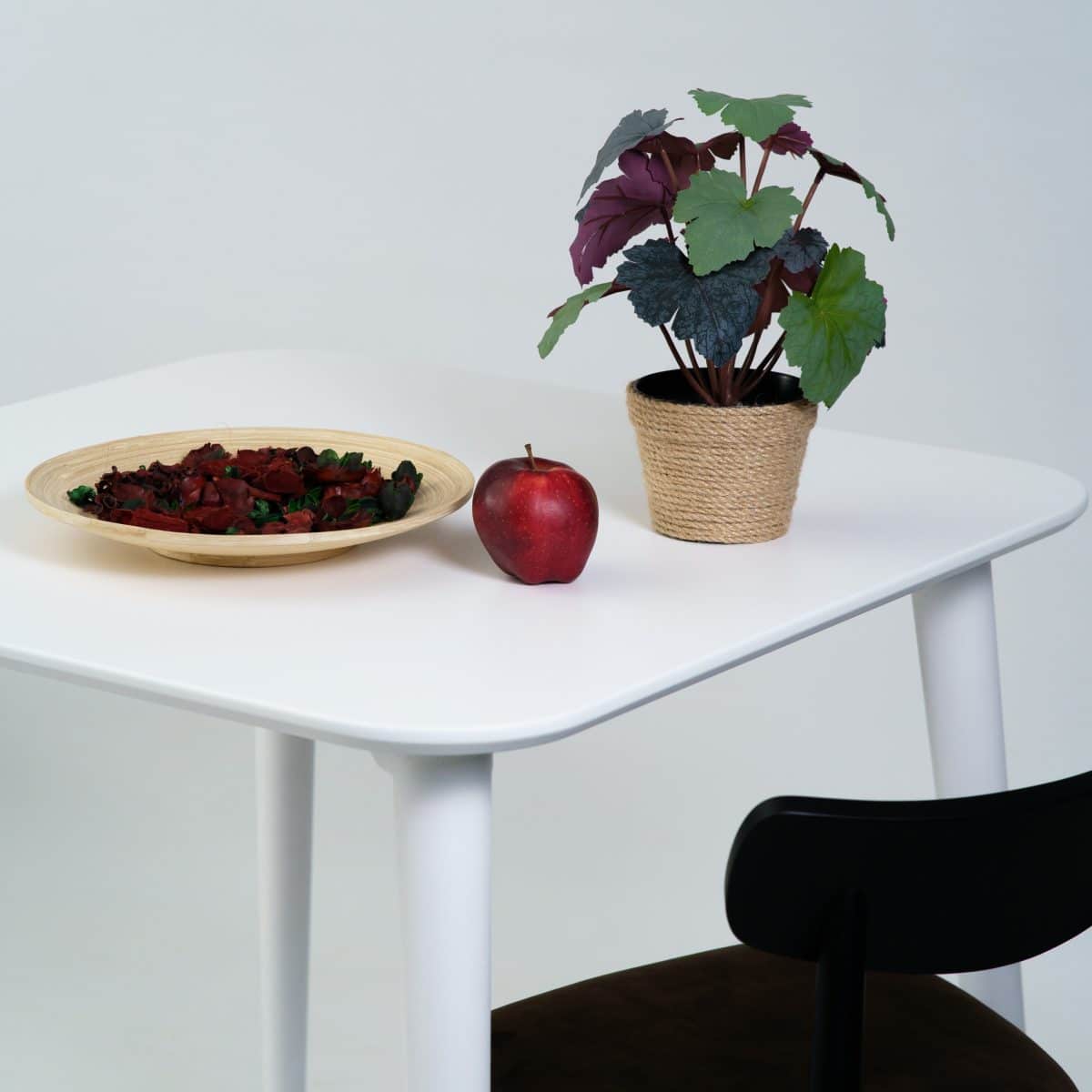 Tisch DAN 80 x 80, weiß – Bild 6