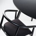 Runder Tisch Floki 120 cm, schwarz – Bild 9