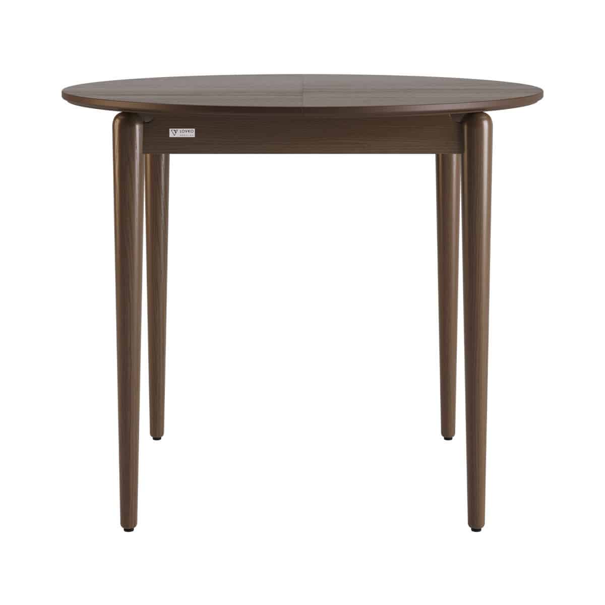 Ausziehbarer Tisch Eclipse d-100+40 dunkle Walnuss – Bild 2