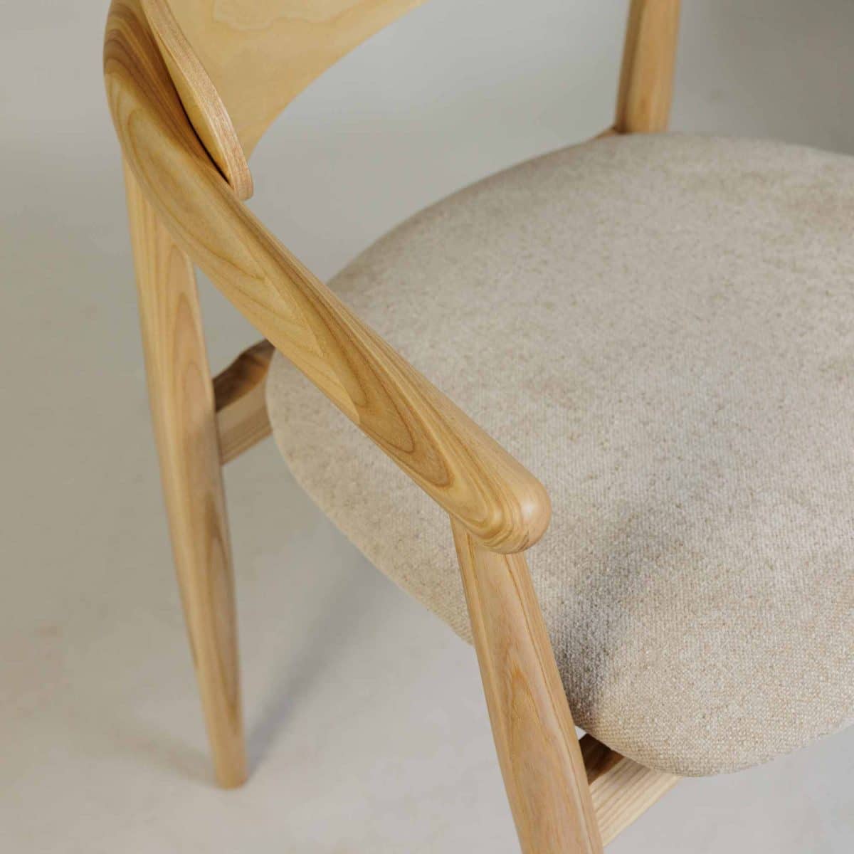 Stuhl Mamont Semi-Soft, Esche natur – Bild 7