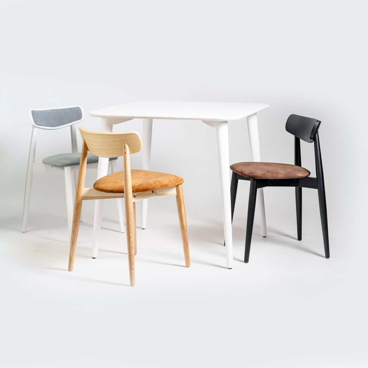 Tisch DAN 80 x 80, weiß – Bild 12