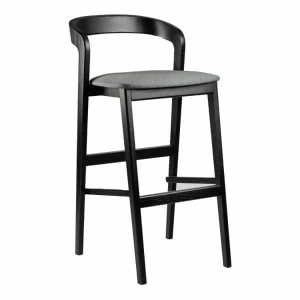 Barstuhl Floki, schwarz