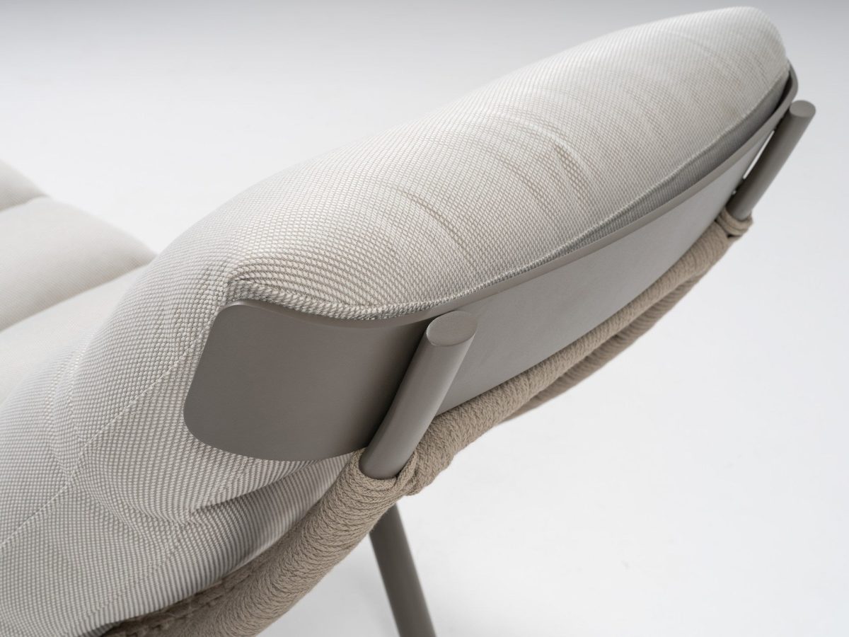 Barbados Liege & Fußhocker - creme – Bild 3