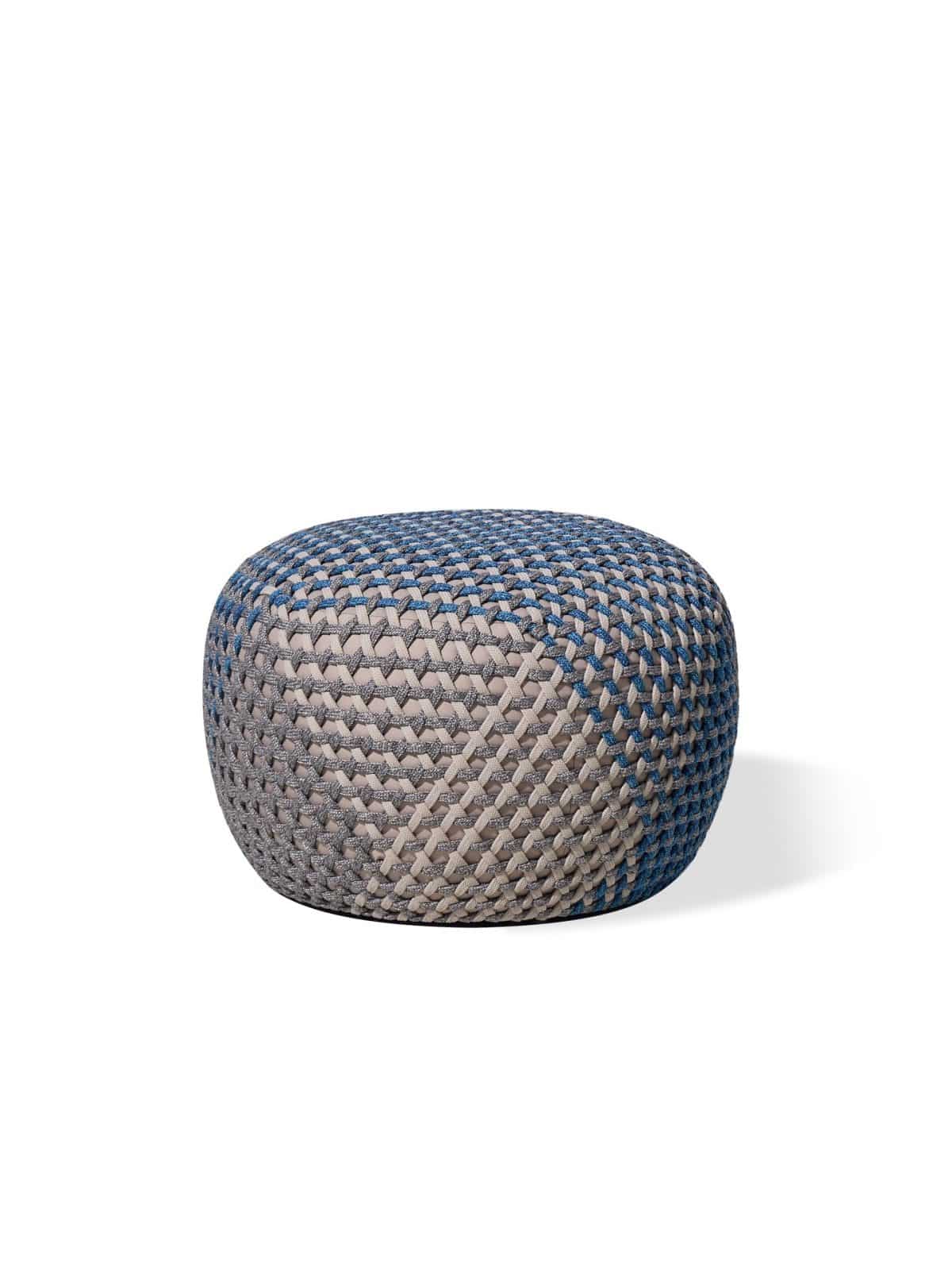 Cozy Loungehocker - blau – Bild 2