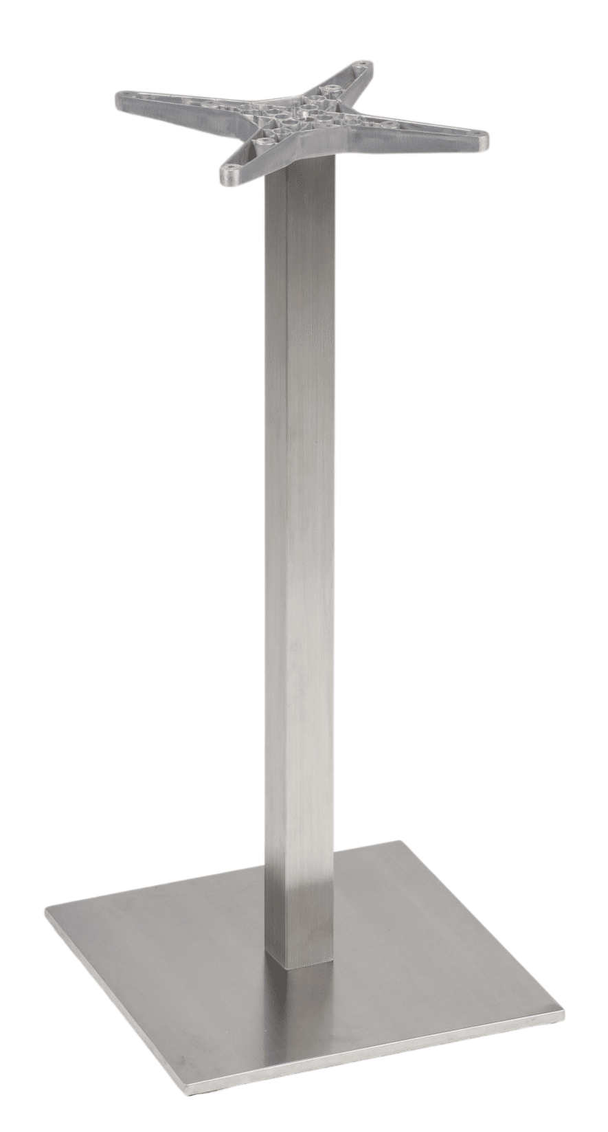 Ecco-1_Bar_Edelstahlweiss Stehtischgestell Ecco-1-Bar outdoor โ Bild 1