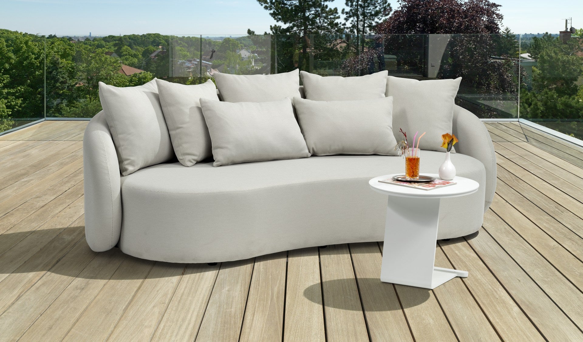 Letizia-Loungegruppe-Gartenmoebel_1 Loungesofa Luna creme โ Bild 1
