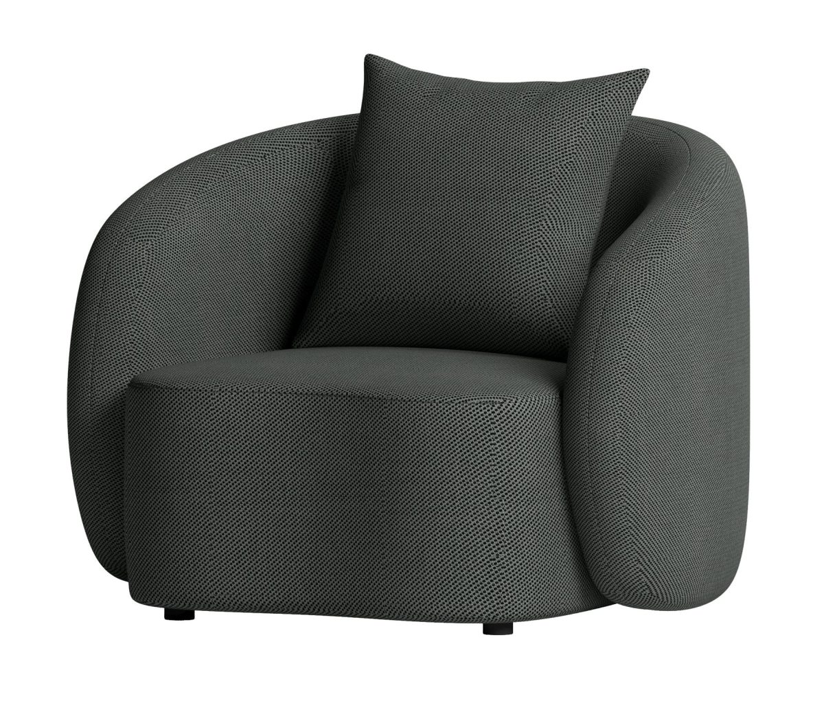 Luna Fauteuil - anthrazit – Bild 2