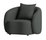 Loungefauteuil Luna anthrazit – Bild 2