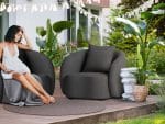 Loungefauteuil Luna anthrazit