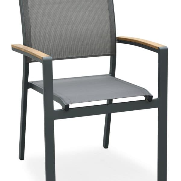 Armstuhl Lido taupe-grau