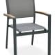 Armstuhl Lido taupe-grau