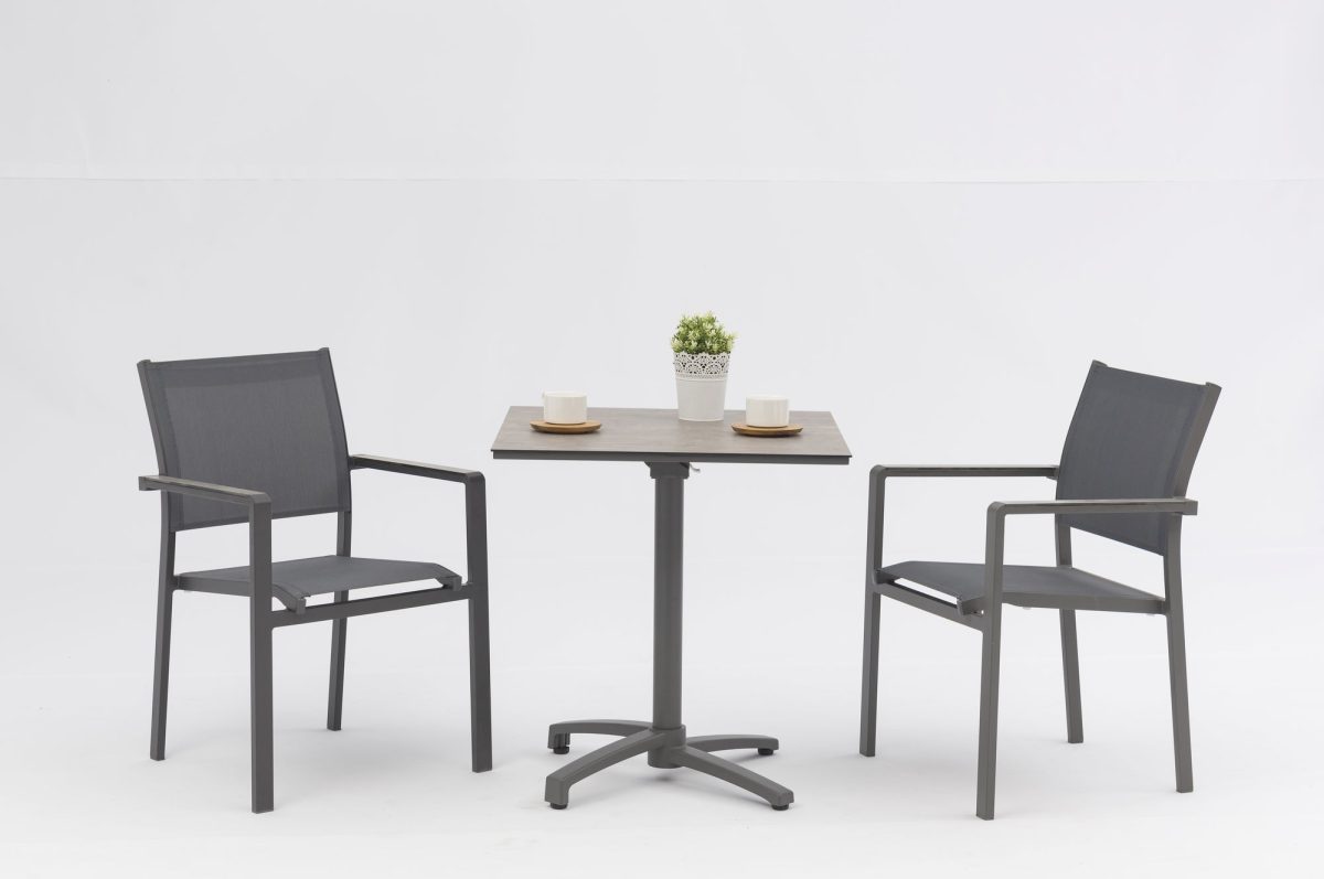 Lilly Armstuhl - HPL grau – Bild 6