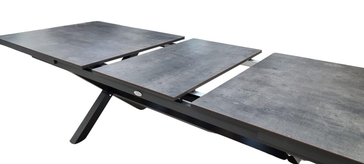 Long Island Tisch - anthrazit - 100x240-300 – Bild 5