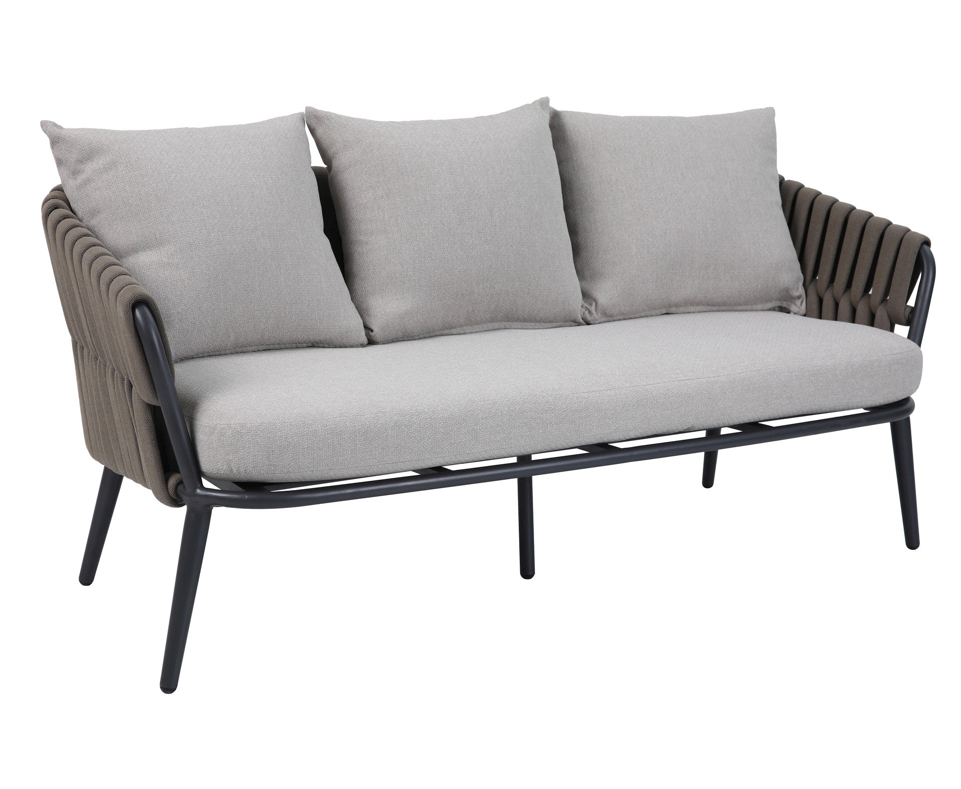 Nero_Loungegruppe_Gartenlounge_Gartenmoebelshop_1 Nizza 3-Sitzer โ Bild 1