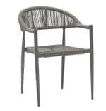 Armstuhl Panama grau