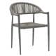 Armstuhl Panama grau