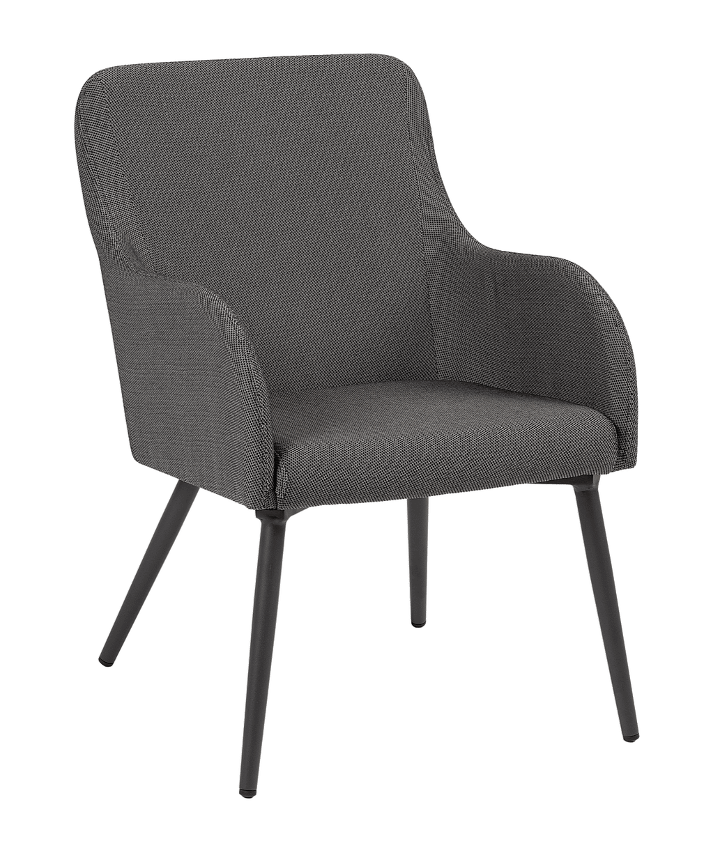 Queendunkelgrauweiss Armstuhl Queen – Bild 1