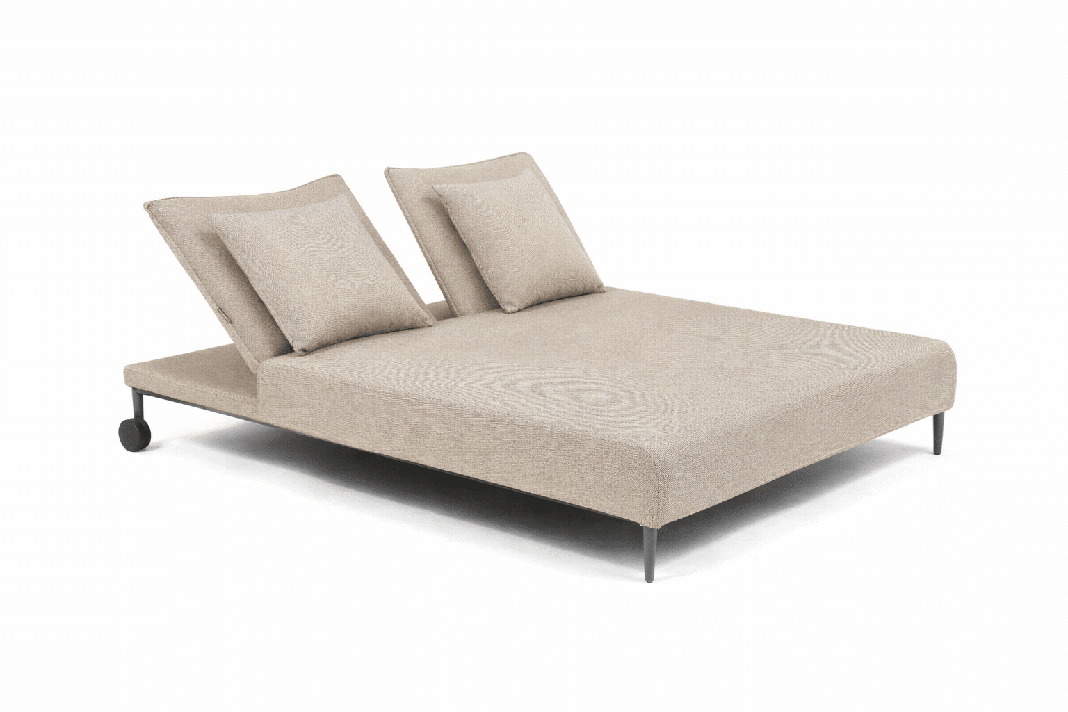 St.TropezRollcremeDoppelliege Doppelliege Saint Tropez creme MIT ROLLEN โ Bild 1