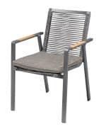 Sessel Woody dunkelgrau
