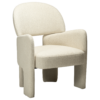 Einfache beige Bouclé-Textur