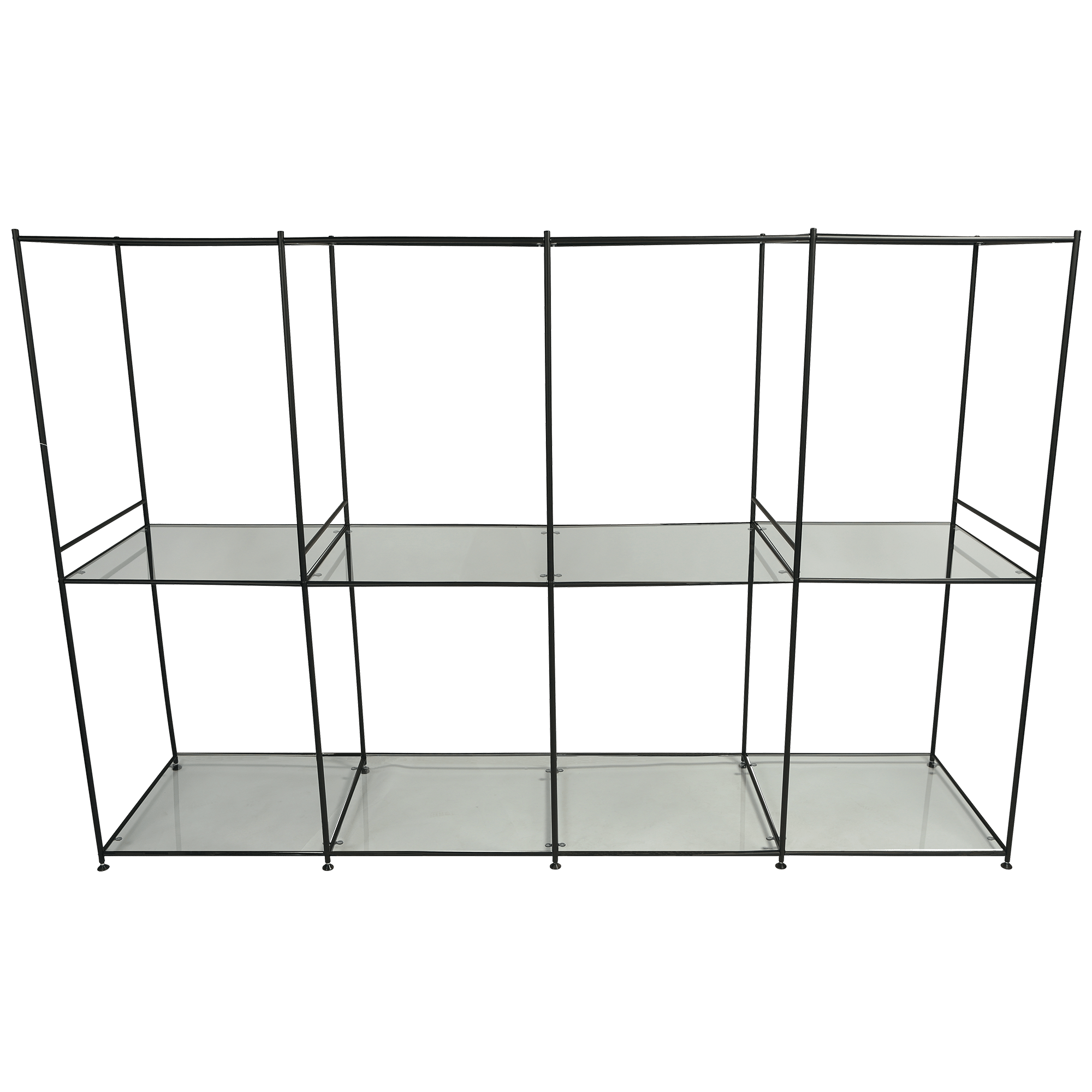 chair-display-black-frame-with-glas-shelves-201-01-front STUHL Präsentation – Bild 1