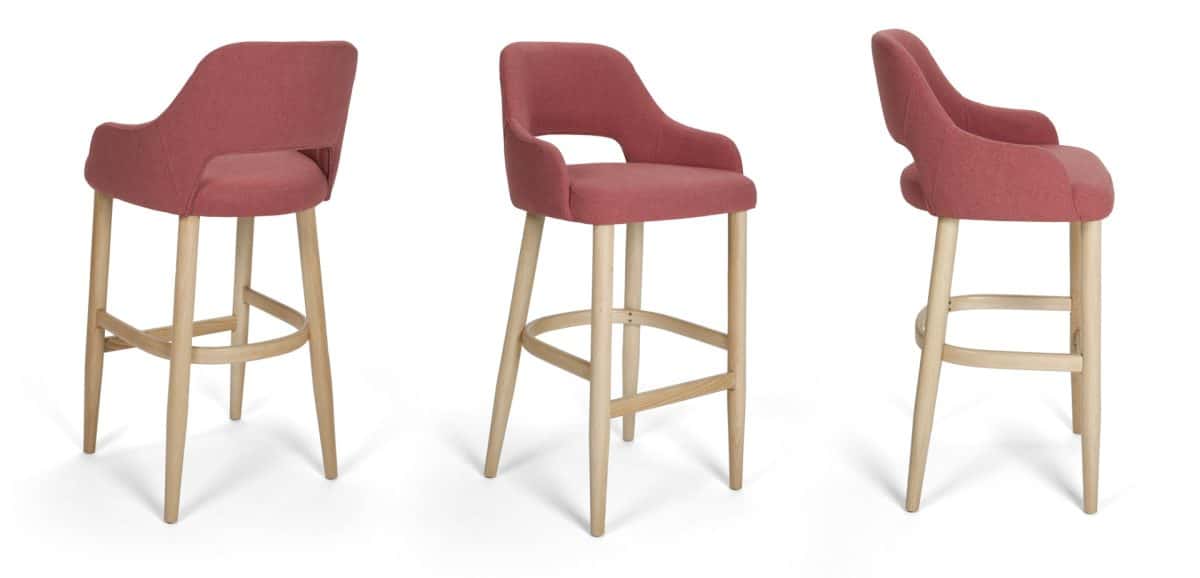 Barhocker Clarks Holz – Bild 2