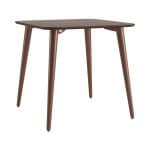 Tisch Dan 80 x 80 Nussbaum dunkel