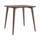 Tisch Dan 80 x 80 Nussbaum dunkel