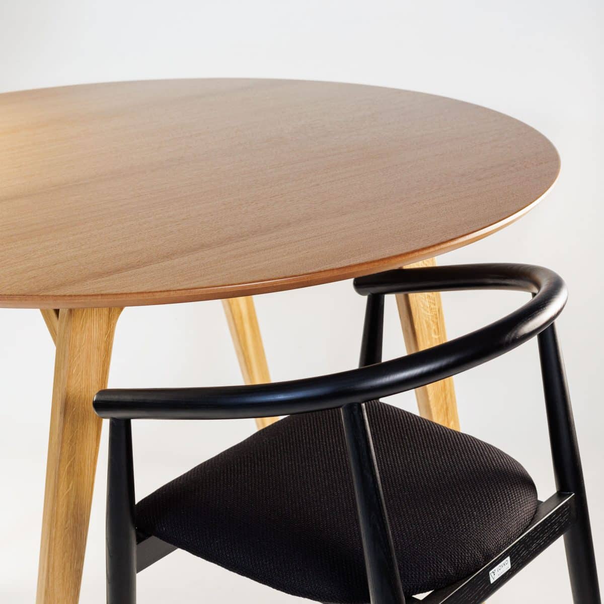 Runder Tisch Floki 120 cm, Eiche natur – Bild 4