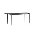 Ausziehbarer Tisch SILVA 130+40 x 80, schwarz – Bild 6