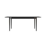 Ausziehbarer Tisch SILVA 130+40 x 80, schwarz – Bild 7