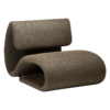Dunkeloliv Bouclé