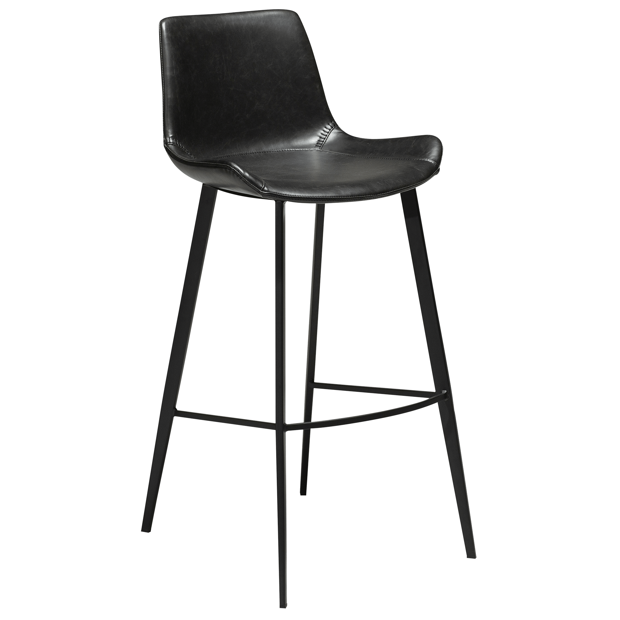 hype-bar-stool-vintage-black-art-leather-with-black-metal-legs-200700760-01-main HYPE Barstuhl – Bild 1