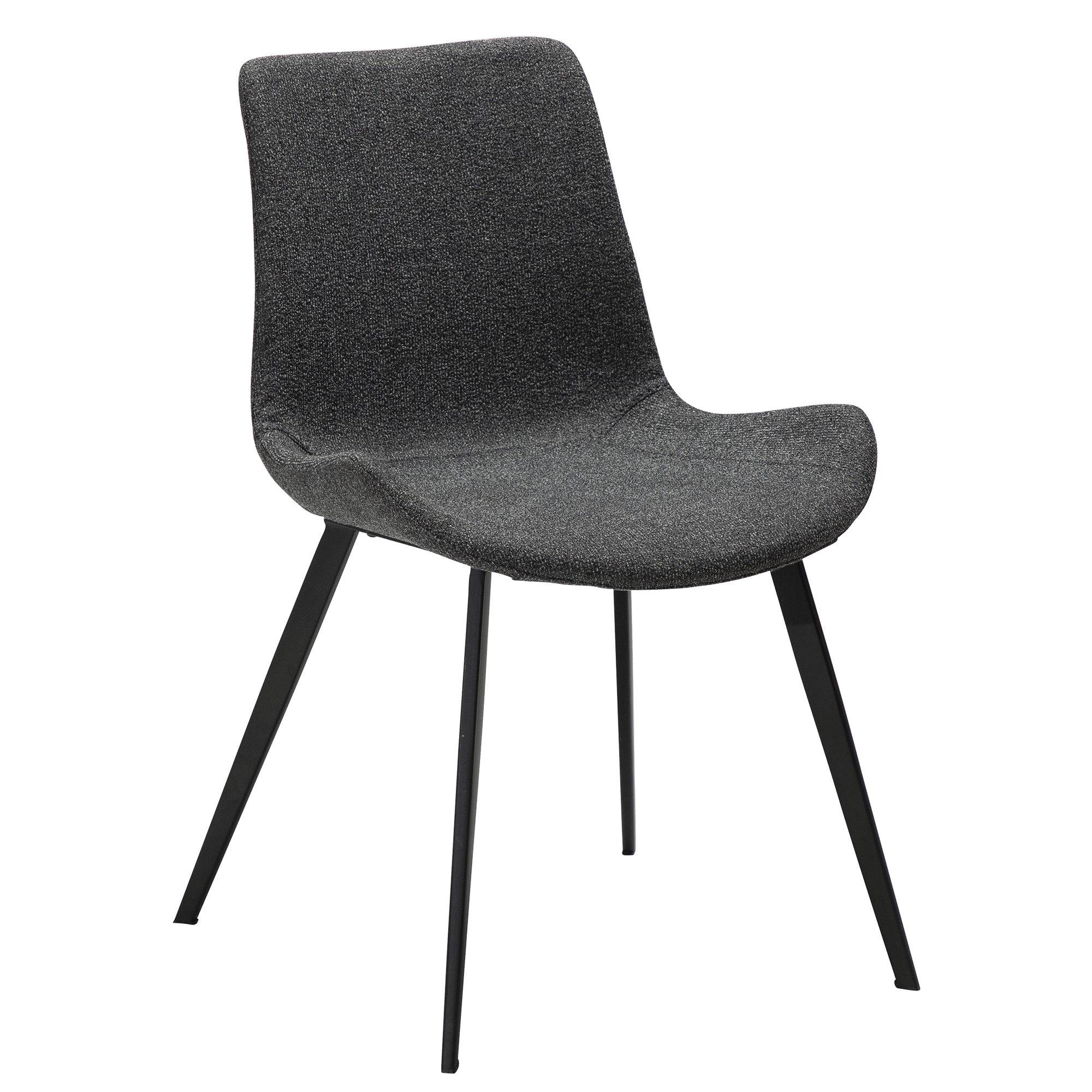 hype-chair-pebble-grey-boucle-fabric-with-black-metal-legs-100690703-01-main HYPE Stuhl – Bild 1