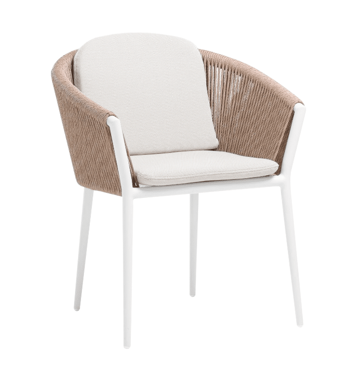 musediningchair-white Armstuhl Coconut – Bild 1
