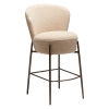 Frosted Almond Bouclé, antikmessing Beine