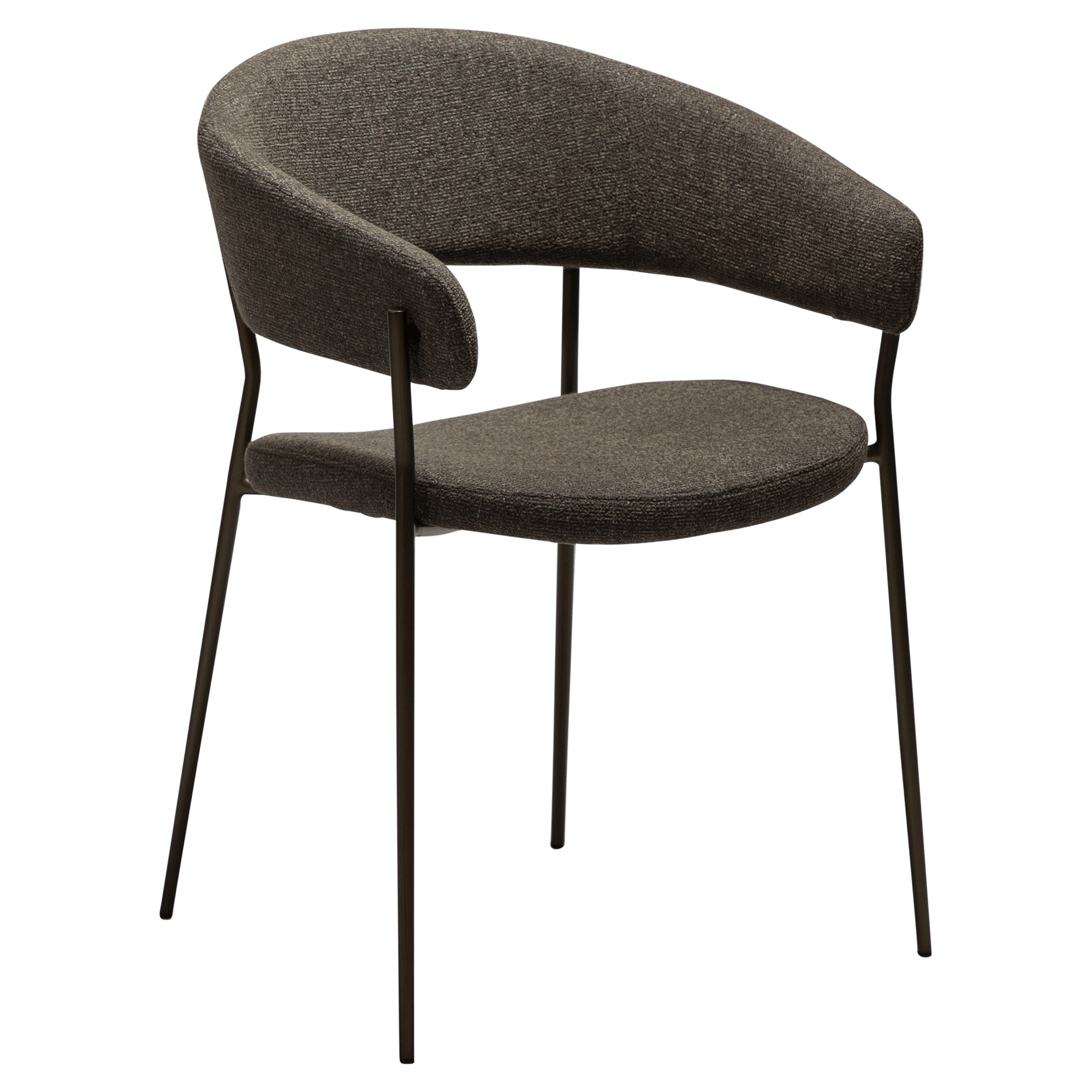 reboot-chair-major-brown-boucle-fabric-w-antique-brass-legs_100107300-01-main REBOOT Sessel – Bild 1