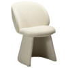 Einfaches beige Bouclé-Stoff