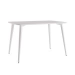 Tisch Dan 120 x 80 weiß / schwarz – Bild 3