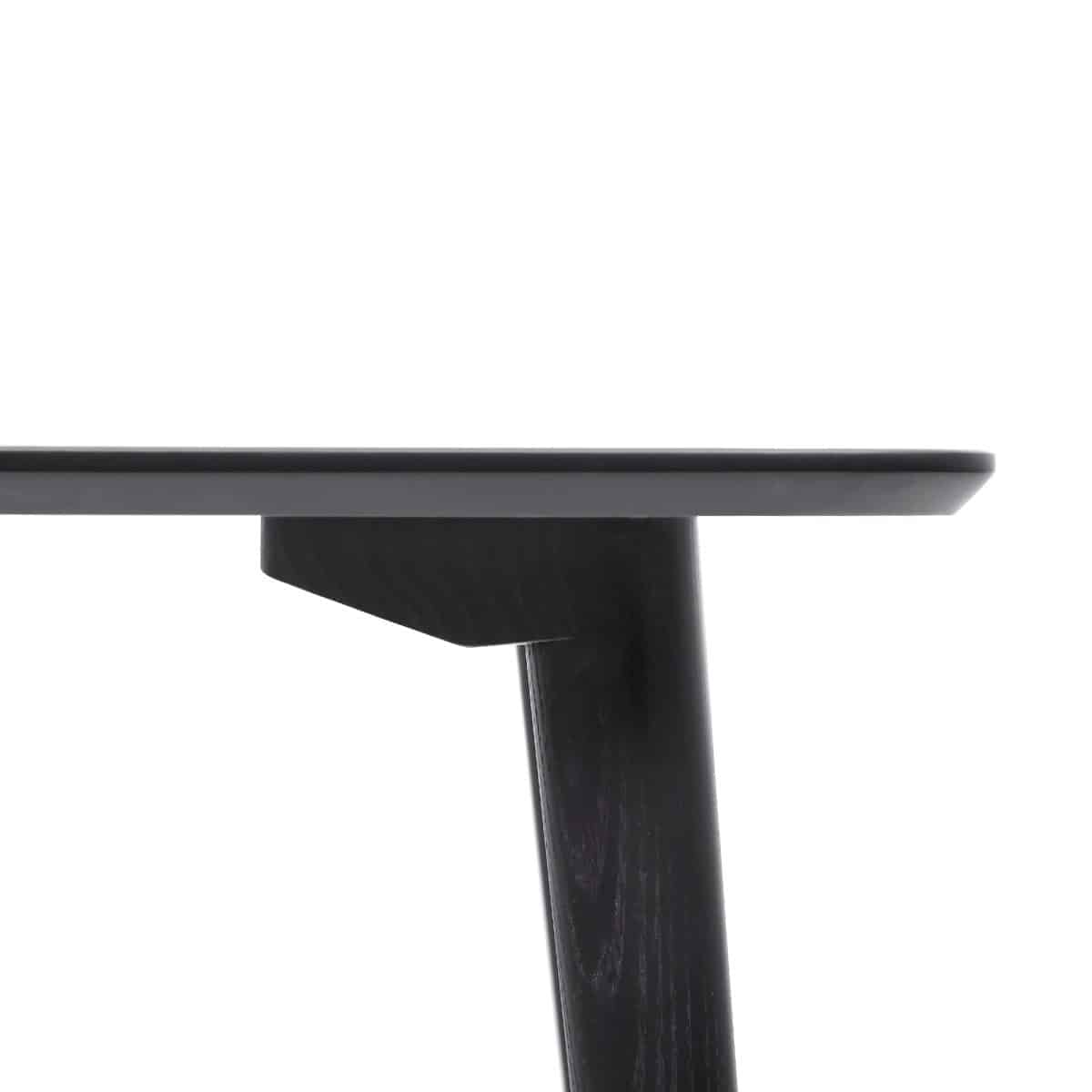 Tisch DAN 120 x 80, HPL schwarz – Bild 5