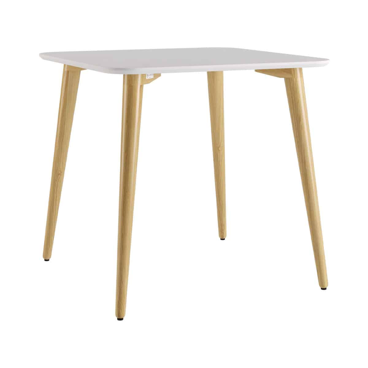 Tisch DAN 80 x 80, weiß – Bild 3