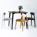 Tisch DAN 80 x 80, schwarz – Bild 6